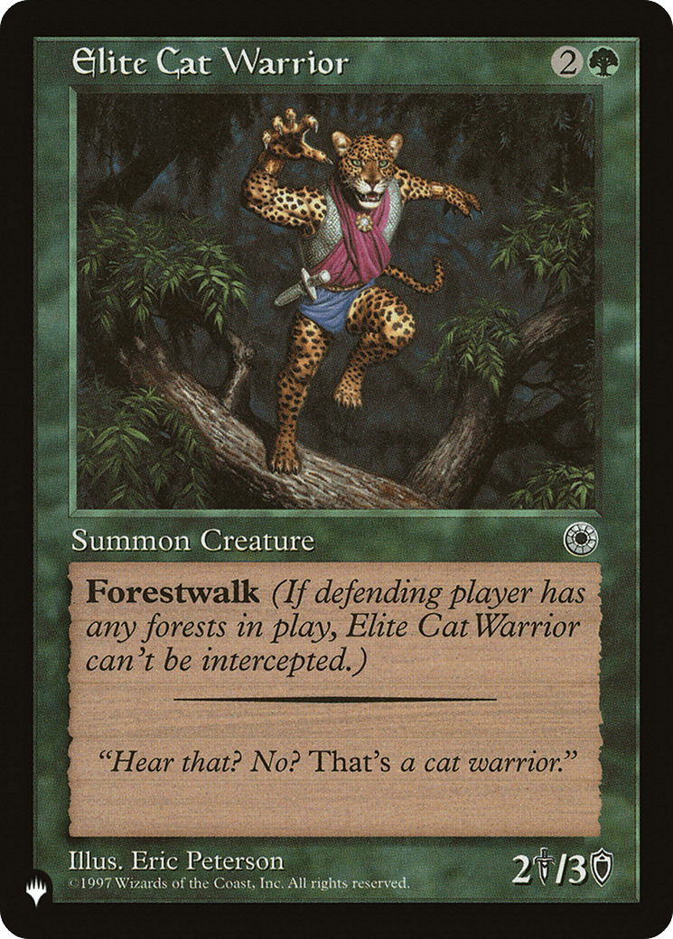 Elite Cat Warrior (Flavor Text) [The List] MTG Single Magic: The Gathering  | Multizone: Comics And Games