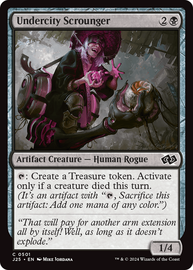 Undercity Scrounger [Foundations Jumpstart] MTG Single Magic: The Gathering  | Multizone: Comics And Games