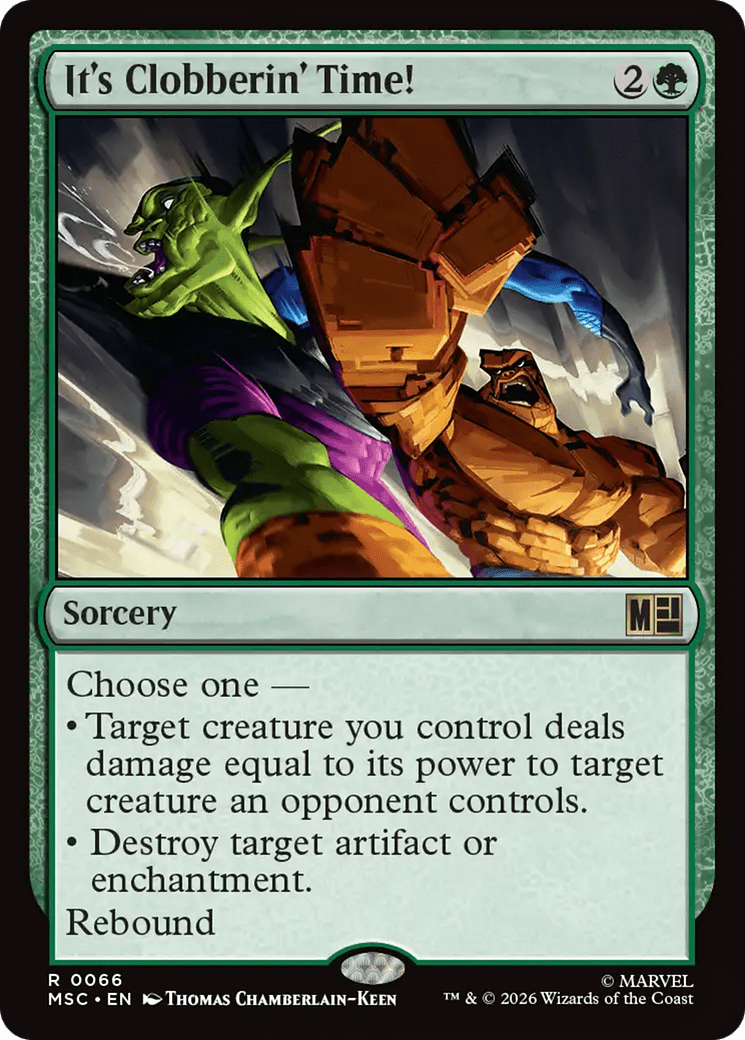 It's Clobberin' Time! [Marvel Super Heroes Commander] MTG Single Magic: The Gathering  | Multizone: Comics And Games