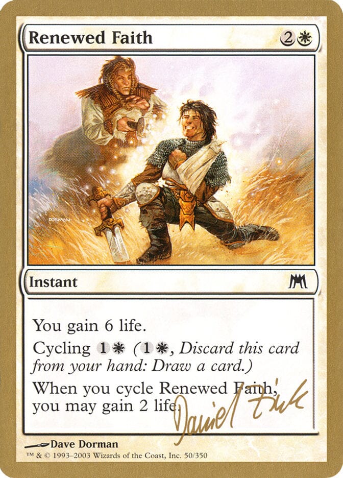 Renewed Faith (Daniel Zink) [World Championship Decks 2003] MTG Single Magic: The Gathering  | Multizone: Comics And Games