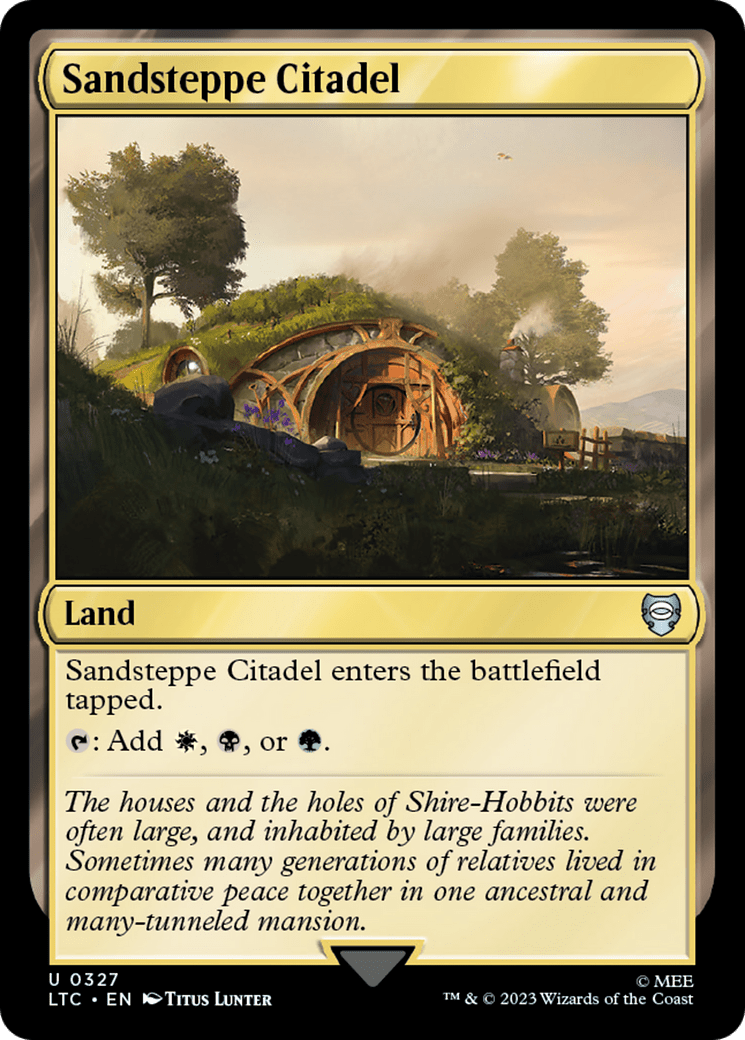 Sandsteppe Citadel [The Lord of the Rings: Tales of Middle-Earth Commander] MTG Single Magic: The Gathering  | Multizone: Comics And Games