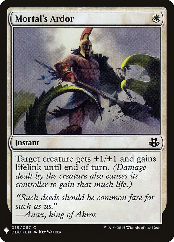 Mortal's Ardor [Mystery Booster] MTG Single Magic: The Gathering  | Multizone: Comics And Games