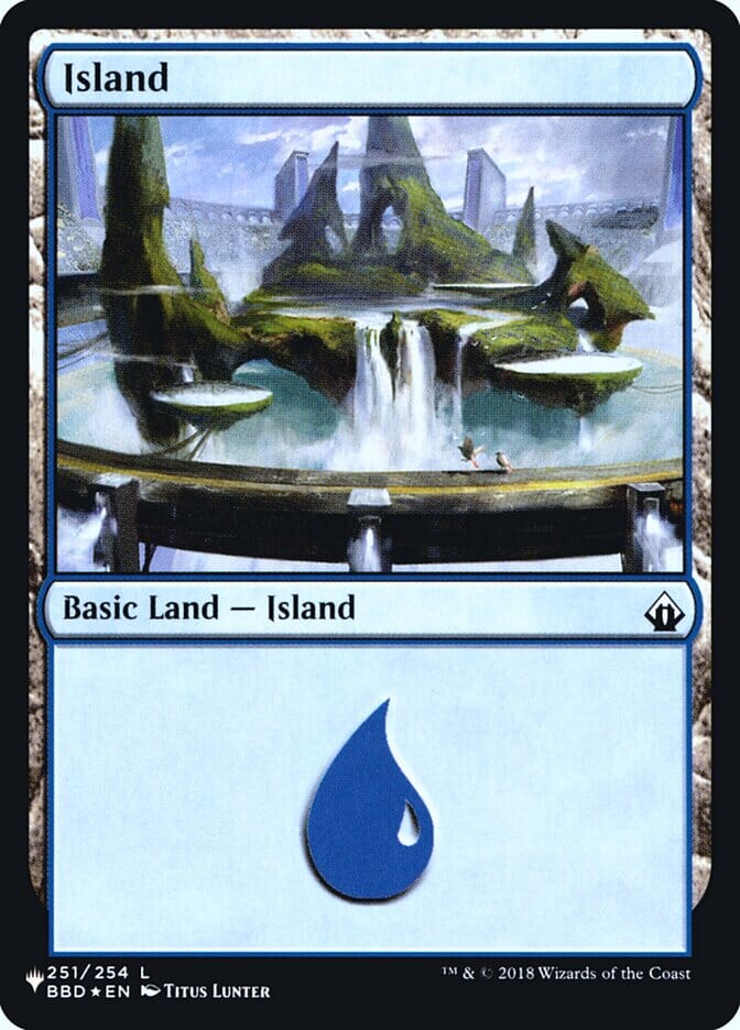 Island (Battlebound) [Secret Lair: Heads I Win, Tails You Lose] MTG Single Magic: The Gathering  | Multizone: Comics And Games