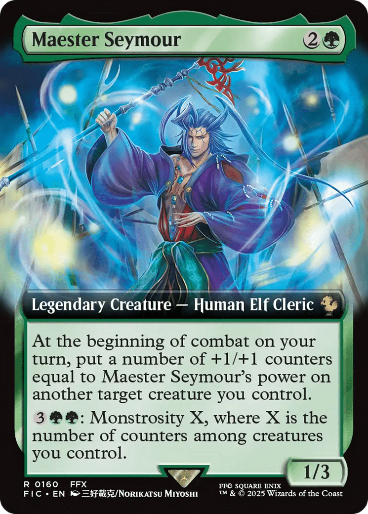 Maester Seymour (Extended Art) [FINAL FANTASY Commander] MTG Single Magic: The Gathering  | Multizone: Comics And Games