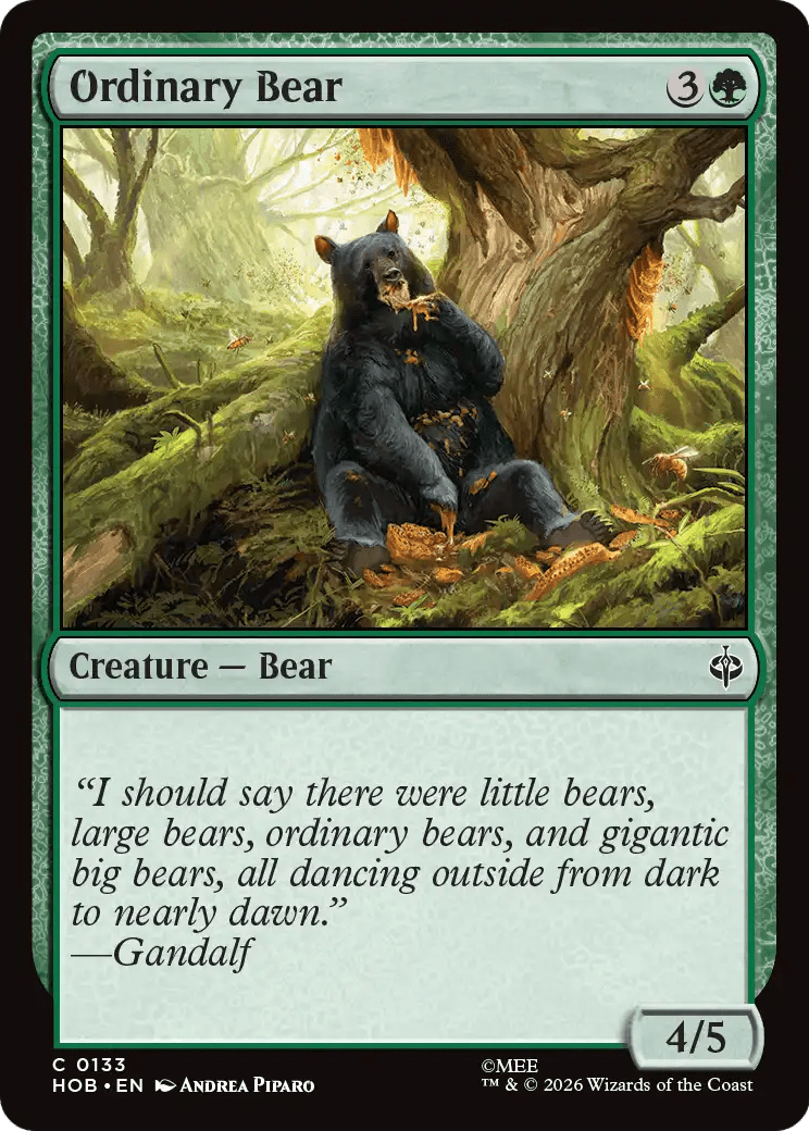 Ordinary Bear [The Hobbit] MTG Single Magic: The Gathering  | Multizone: Comics And Games