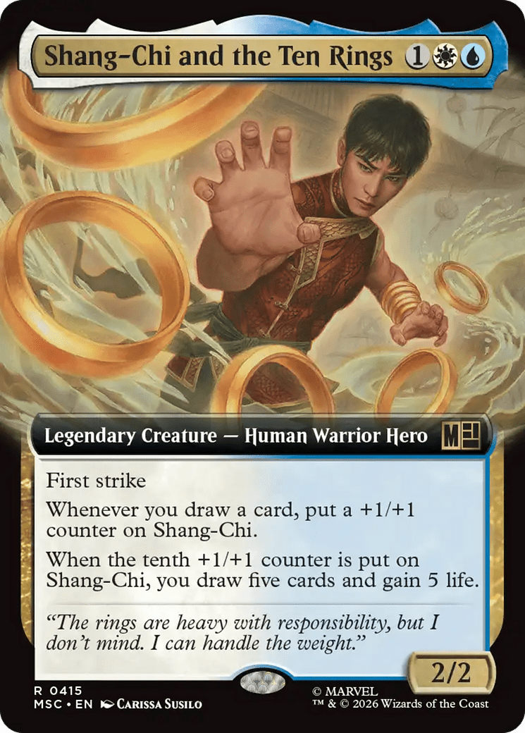 Shang-Chi and the Ten Rings (Extended Art) [Marvel Super Heroes Commander] MTG Single Magic: The Gathering  | Multizone: Comics And Games