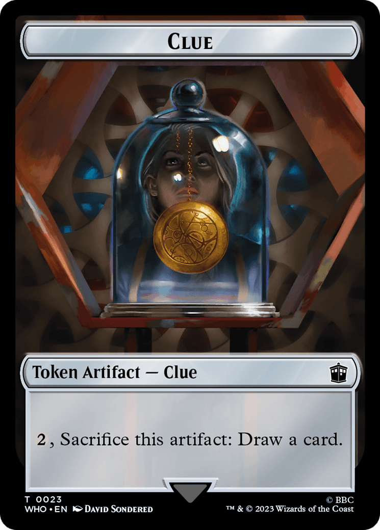 Copy // Clue (0023) Double-Sided Token [Doctor Who Tokens] MTG Single Magic: The Gathering  | Multizone: Comics And Games