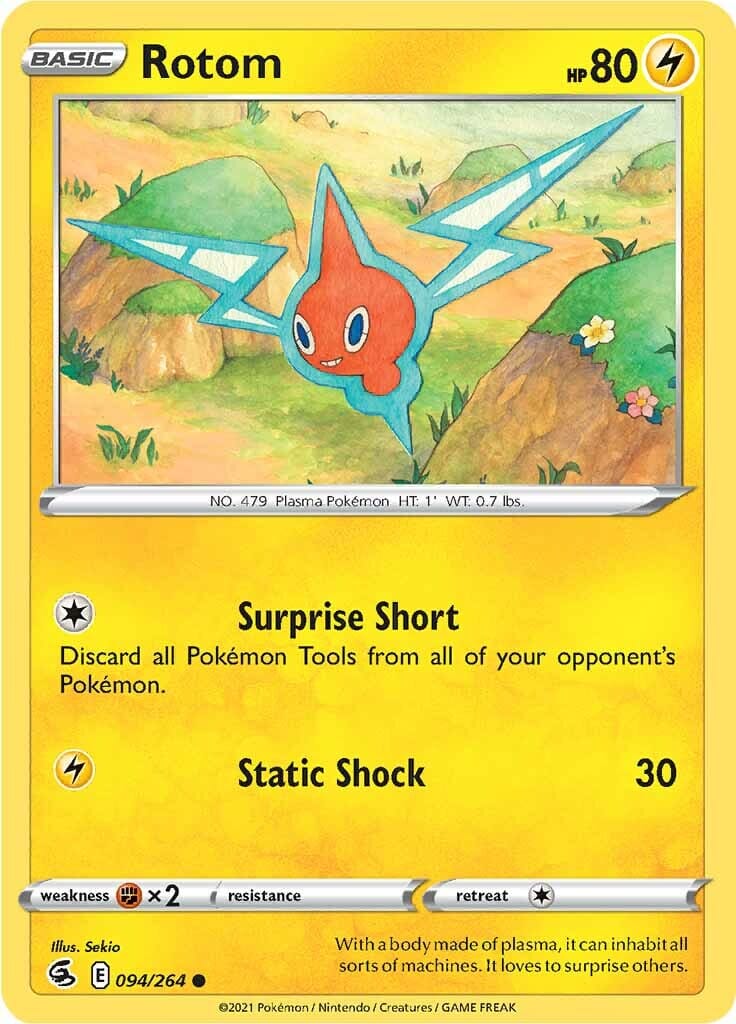 Rotom (094/264) [Sword & Shield: Fusion Strike] Pokemon Single Pokémon  | Multizone: Comics And Games