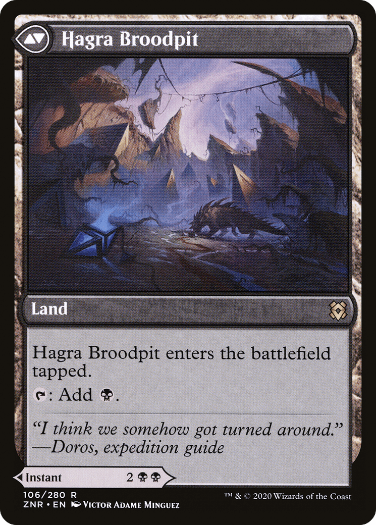 Hagra Mauling // Hagra Broodpit [Secret Lair: From Cute to Brute] MTG Single Magic: The Gathering  | Multizone: Comics And Games