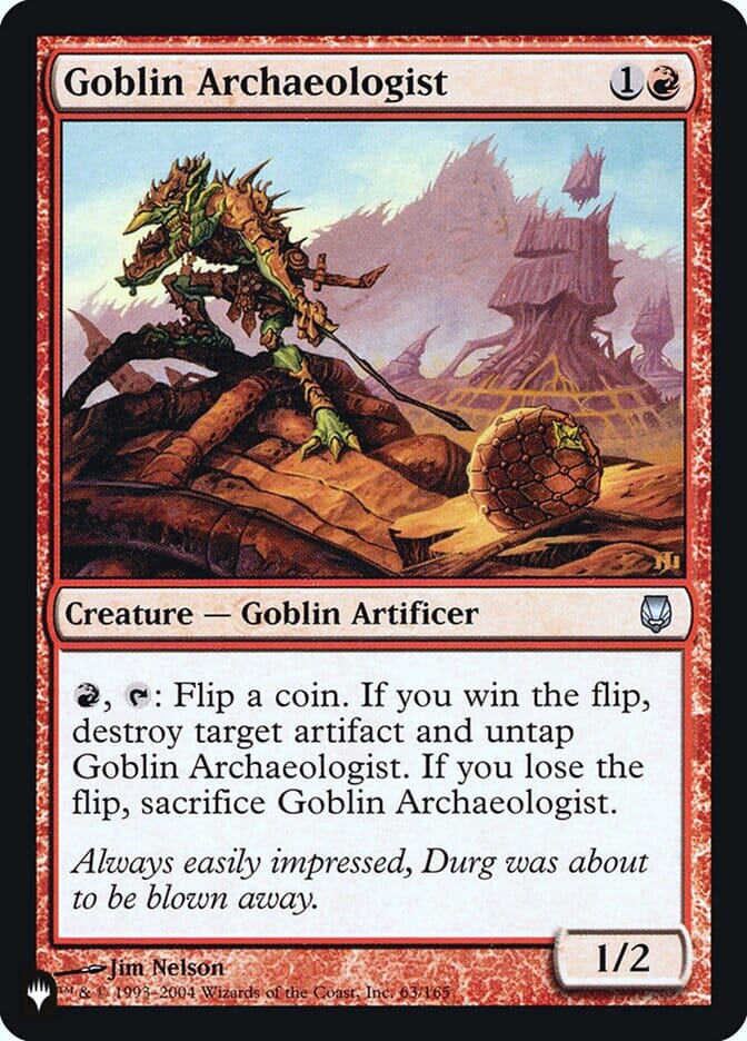 Goblin Archaeologist [Secret Lair: Heads I Win, Tails You Lose] MTG Single Magic: The Gathering  | Multizone: Comics And Games