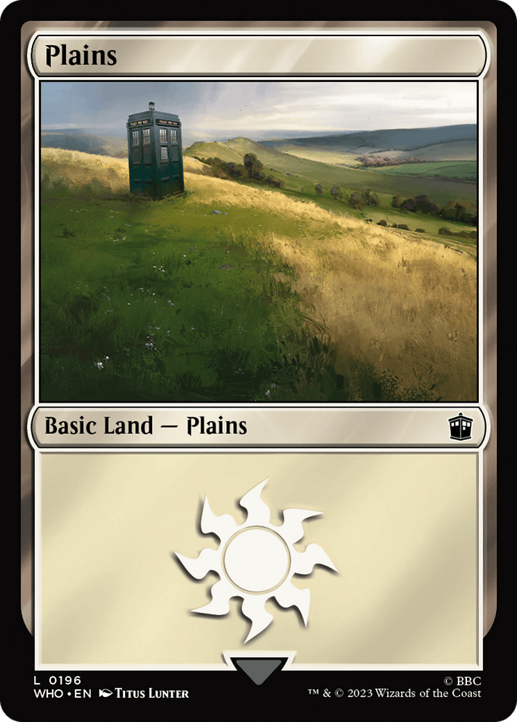Plains (0196) [Doctor Who] MTG Single Magic: The Gathering  | Multizone: Comics And Games