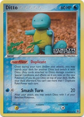 Ditto (40/113) (Stamped) [EX: Delta Species] Pokemon Single Pokémon  | Multizone: Comics And Games