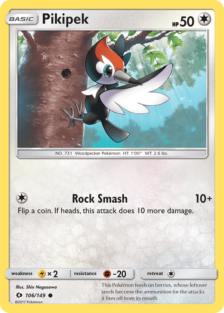 Pikipek (106/149) [Sun & Moon: Base Set] Pokemon Single Pokémon  | Multizone: Comics And Games