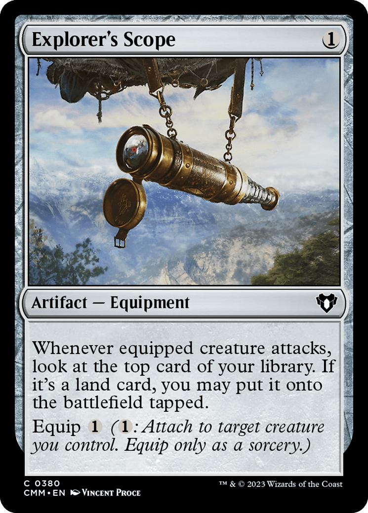 Explorer's Scope [Commander Masters] MTG Single Magic: The Gathering  | Multizone: Comics And Games