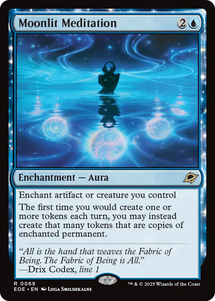 Moonlit Meditation [Edge of Eternities] MTG Single Magic: The Gathering  | Multizone: Comics And Games