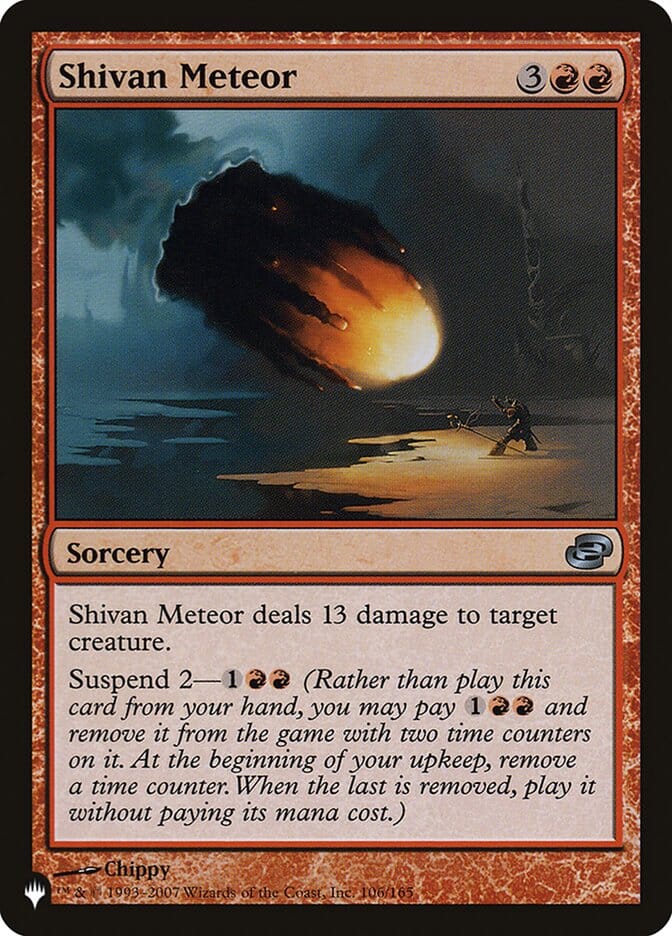 Shivan Meteor [The List] MTG Single Magic: The Gathering  | Multizone: Comics And Games