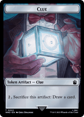 Human Rogue // Clue (0022) Double-Sided Token [Doctor Who Tokens] MTG Single Magic: The Gathering  | Multizone: Comics And Games