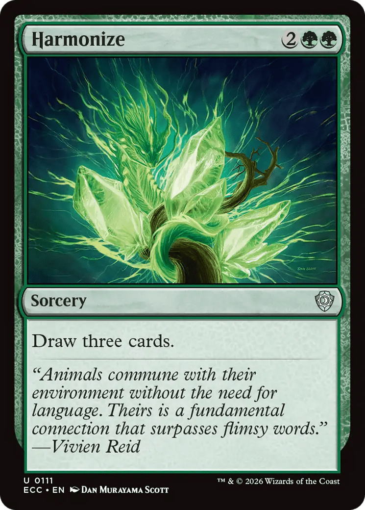 Harmonize [Lorwyn Eclipsed Commander] MTG Single Magic: The Gathering  | Multizone: Comics And Games