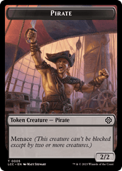 The Monarch // Pirate Double-Sided Token [The Lost Caverns of Ixalan Commander Tokens] MTG Single Magic: The Gathering  | Multizone: Comics And Games