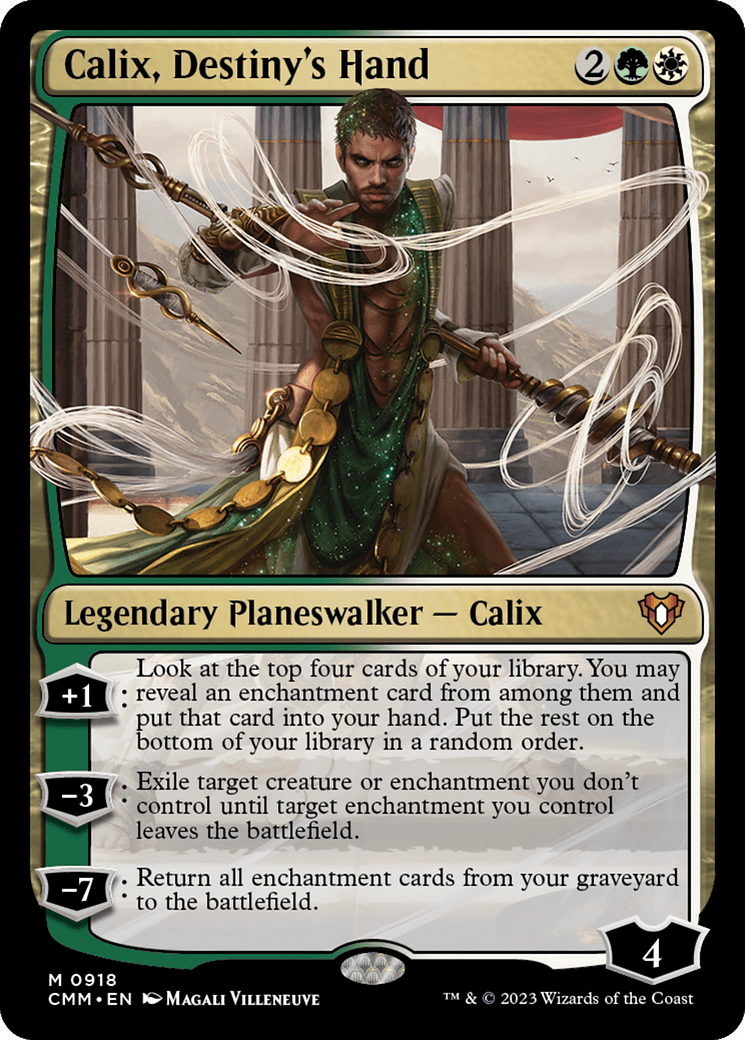Calix, Destiny's Hand [Commander Masters] MTG Single Magic: The Gathering  | Multizone: Comics And Games