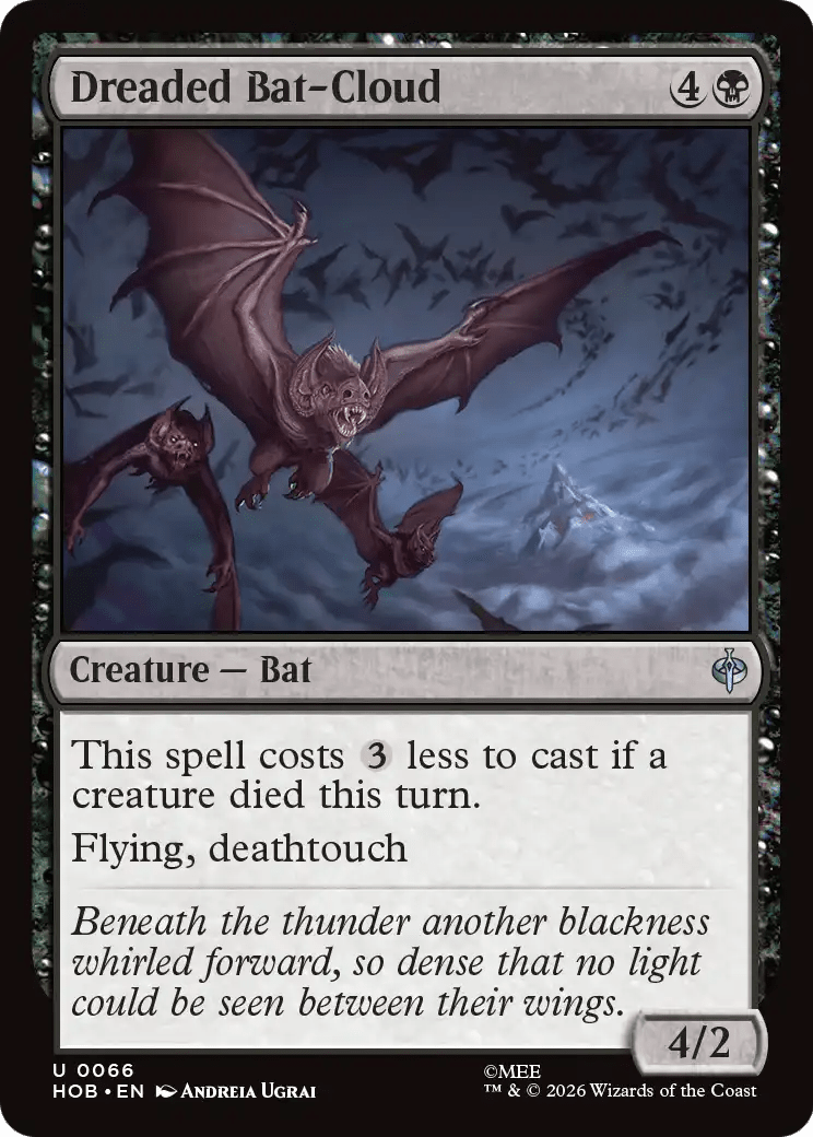 Dreaded Bat-Cloud [The Hobbit] MTG Single Magic: The Gathering  | Multizone: Comics And Games