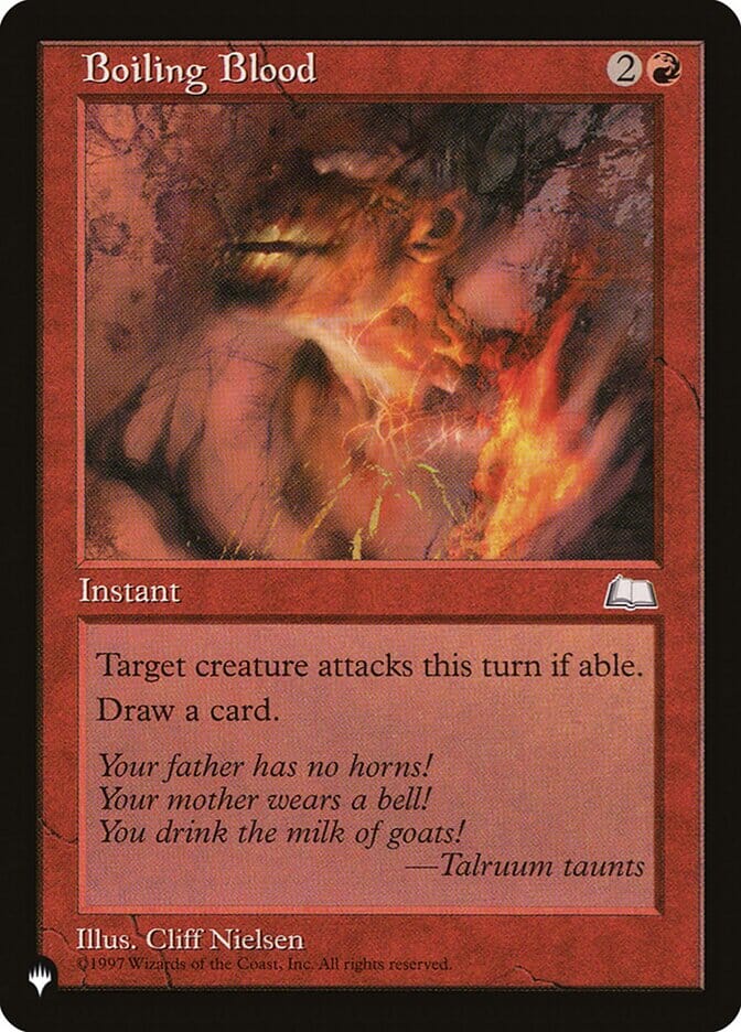 Boiling Blood [The List] MTG Single Magic: The Gathering  | Multizone: Comics And Games