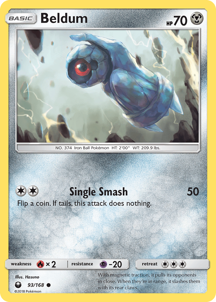Beldum (93/168) [Sun & Moon: Celestial Storm] Pokemon Single Pokémon  | Multizone: Comics And Games