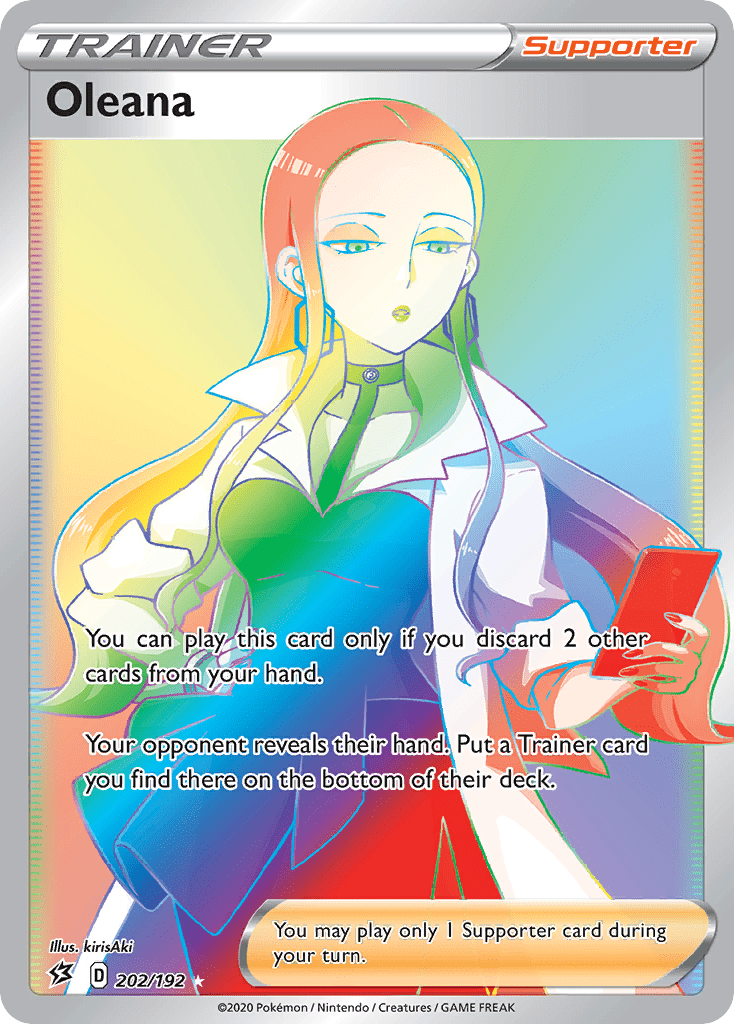 Oleana (202/192) [Sword & Shield: Rebel Clash] Pokemon Single Pokémon  | Multizone: Comics And Games