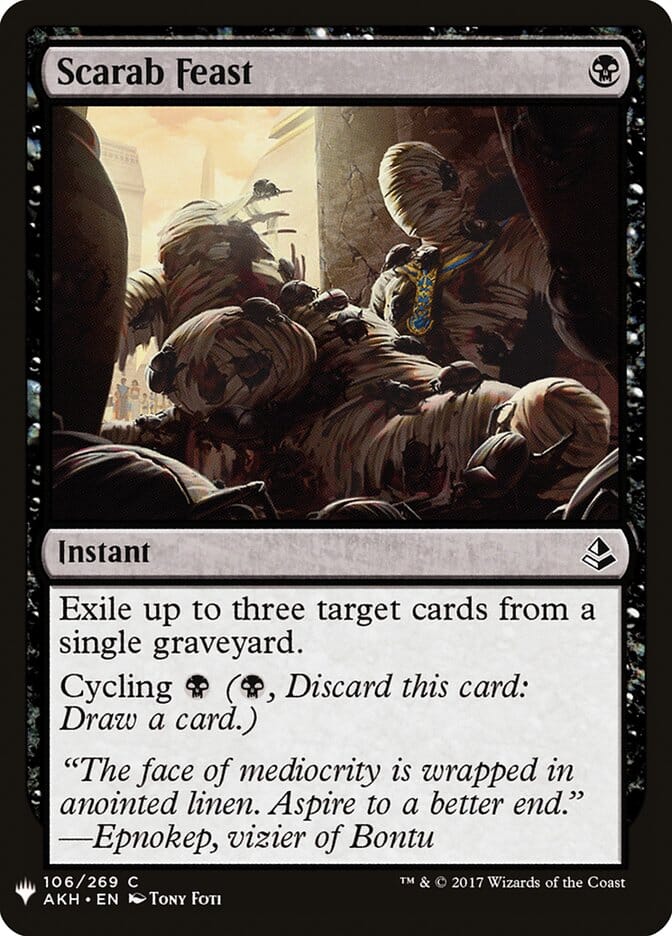 Scarab Feast [Mystery Booster] MTG Single Magic: The Gathering  | Multizone: Comics And Games