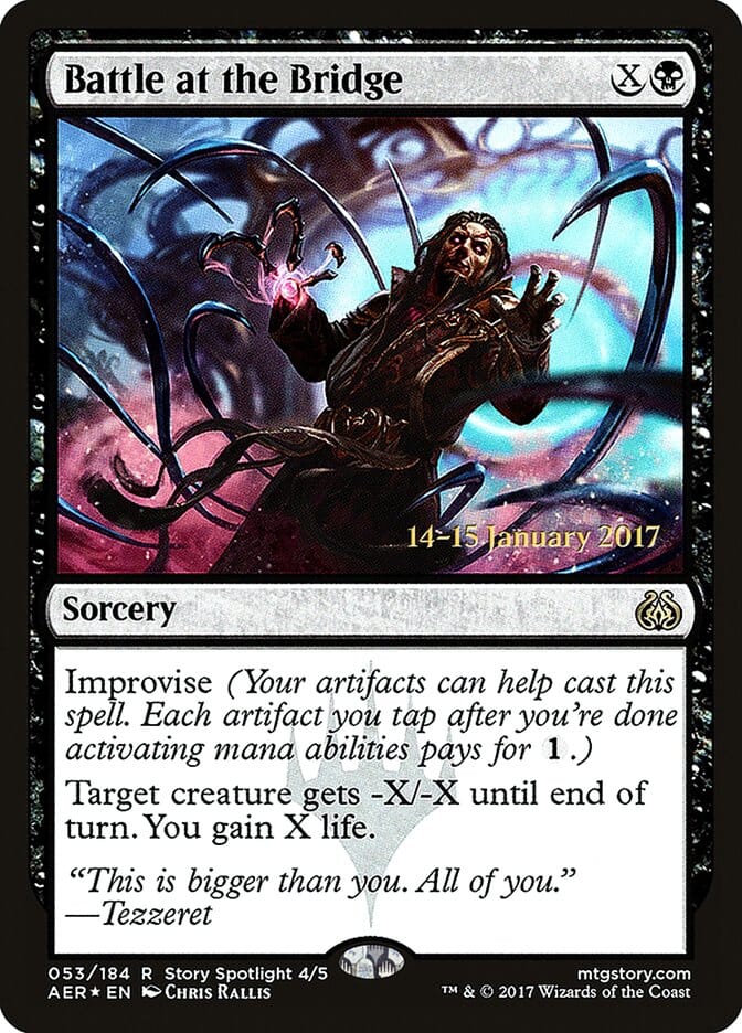 Battle at the Bridge [Aether Revolt Prerelease Promos] MTG Single Magic: The Gathering  | Multizone: Comics And Games