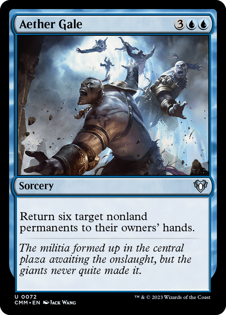 Aether Gale [Commander Masters] MTG Single Magic: The Gathering  | Multizone: Comics And Games