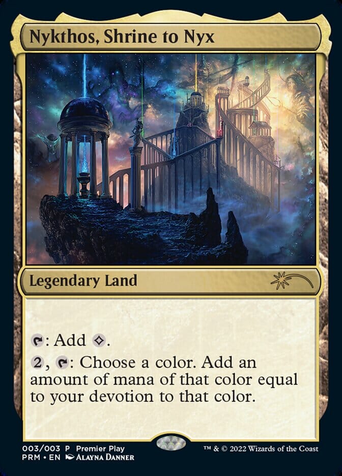 Nykthos, Shrine to Nyx [Pro Tour Promos] MTG Single Magic: The Gathering  | Multizone: Comics And Games