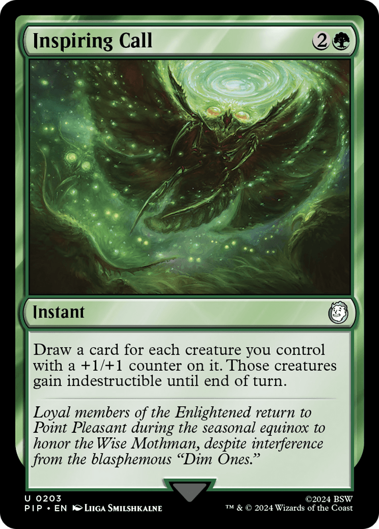 Inspiring Call [Fallout] MTG Single Magic: The Gathering  | Multizone: Comics And Games