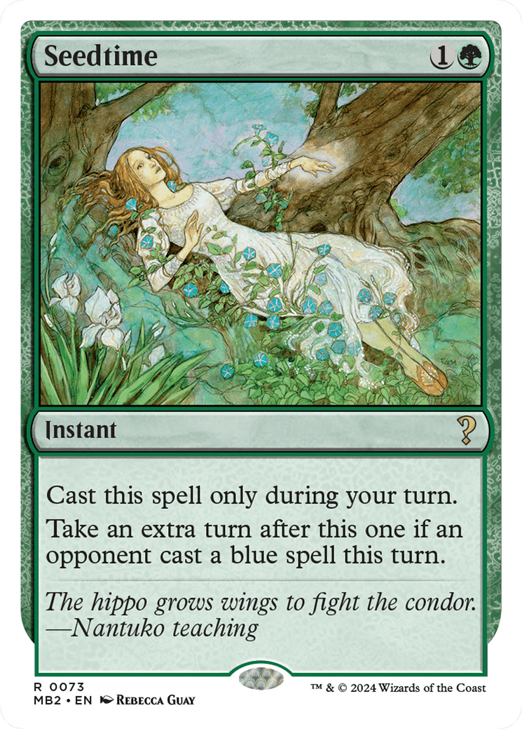 Seedtime [Mystery Booster 2] MTG Single Magic: The Gathering  | Multizone: Comics And Games