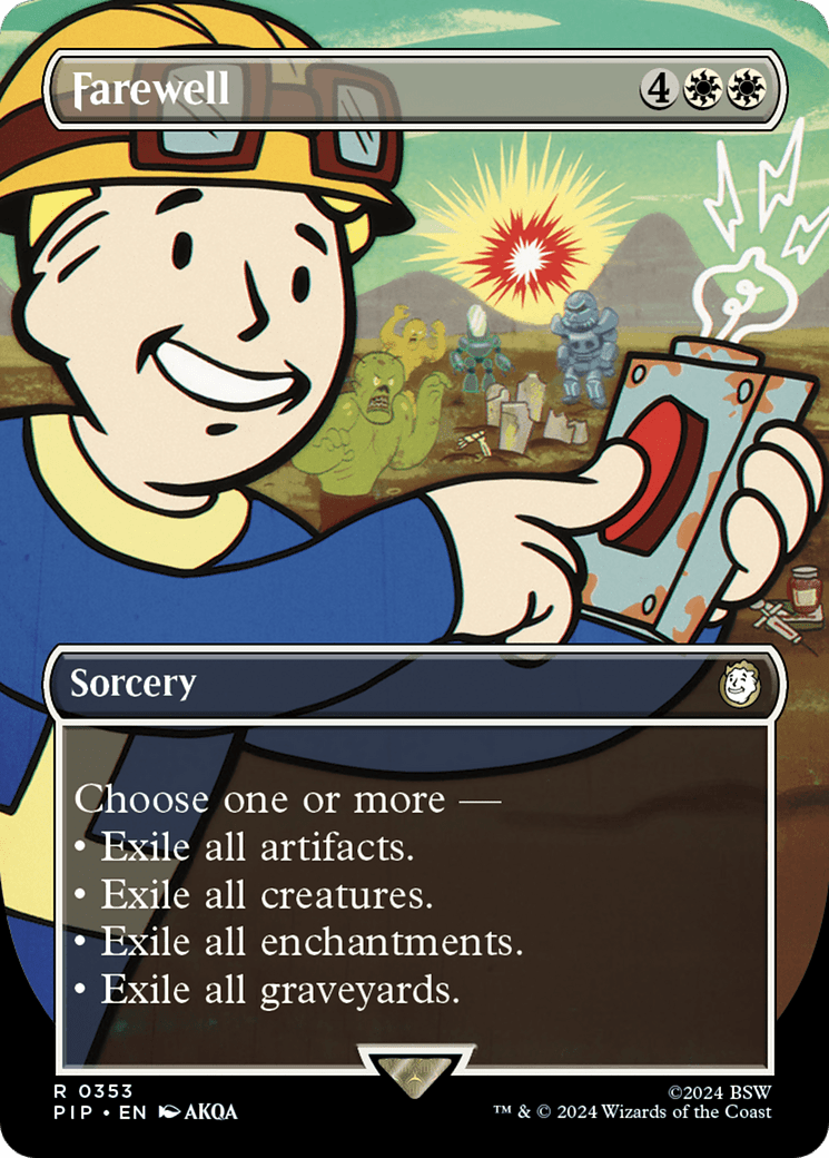 Farewell (Borderless) [Fallout] MTG Single Magic: The Gathering  | Multizone: Comics And Games