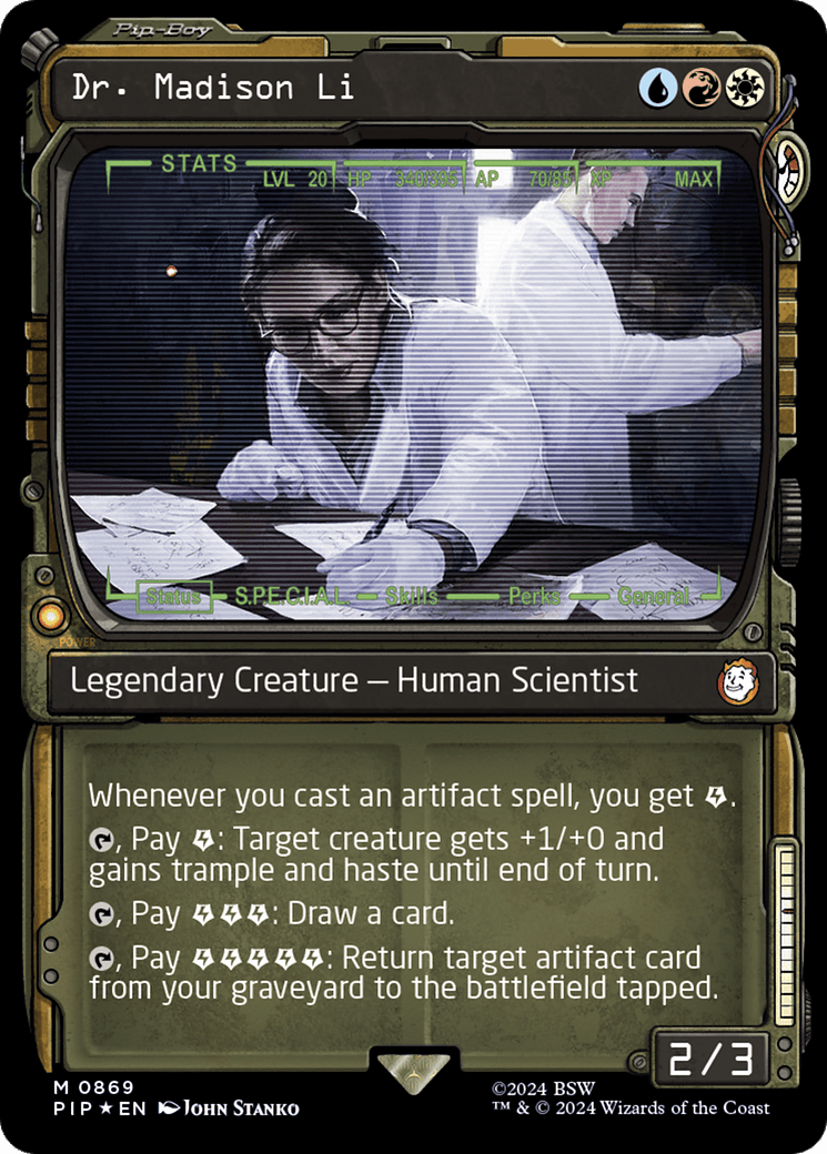 Dr. Madison Li (Showcase) (Surge Foil) [Fallout] MTG Single Magic: The Gathering  | Multizone: Comics And Games