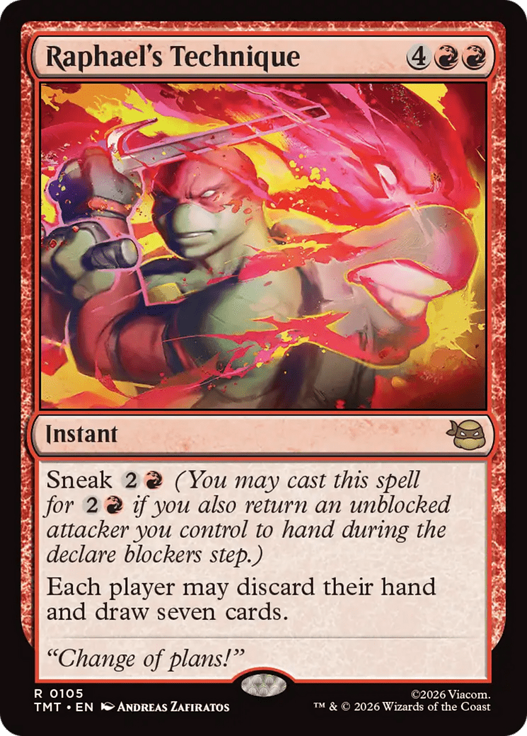 Raphael's Technique [Teenage Mutant Ninja Turtles] MTG Single Magic: The Gathering  | Multizone: Comics And Games