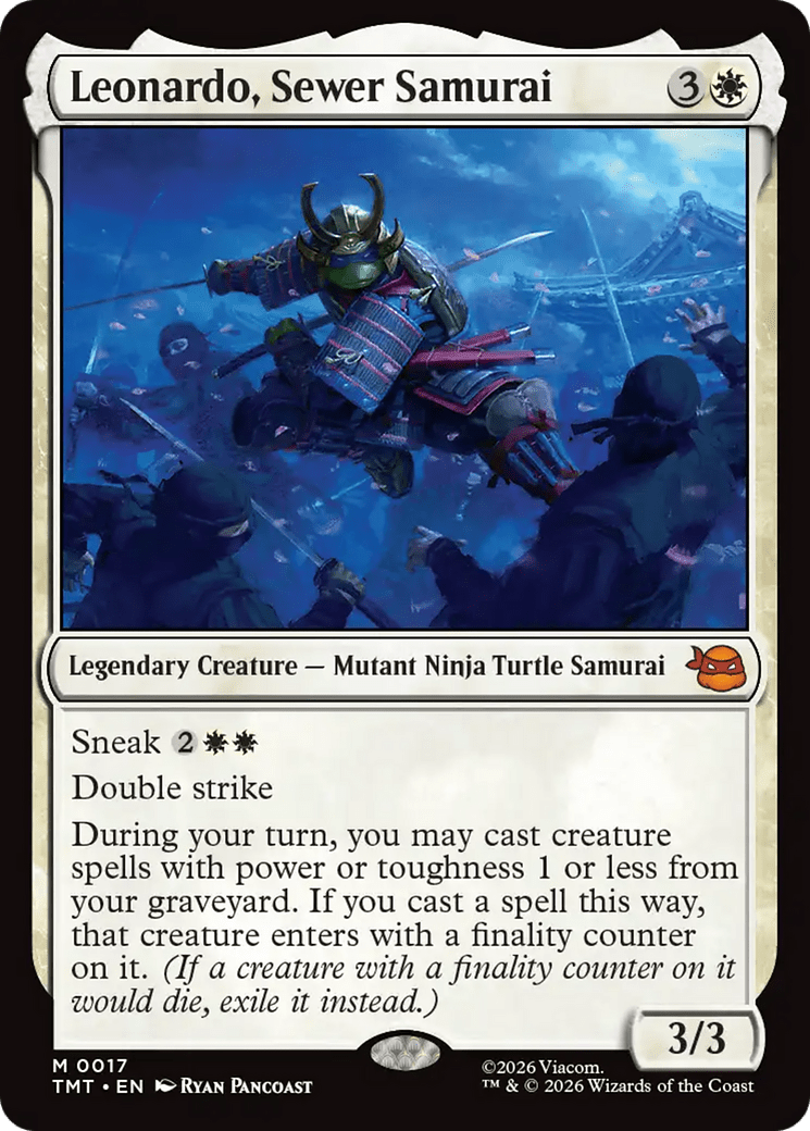 Leonardo, Sewer Samurai [Teenage Mutant Ninja Turtles] MTG Single Magic: The Gathering  | Multizone: Comics And Games