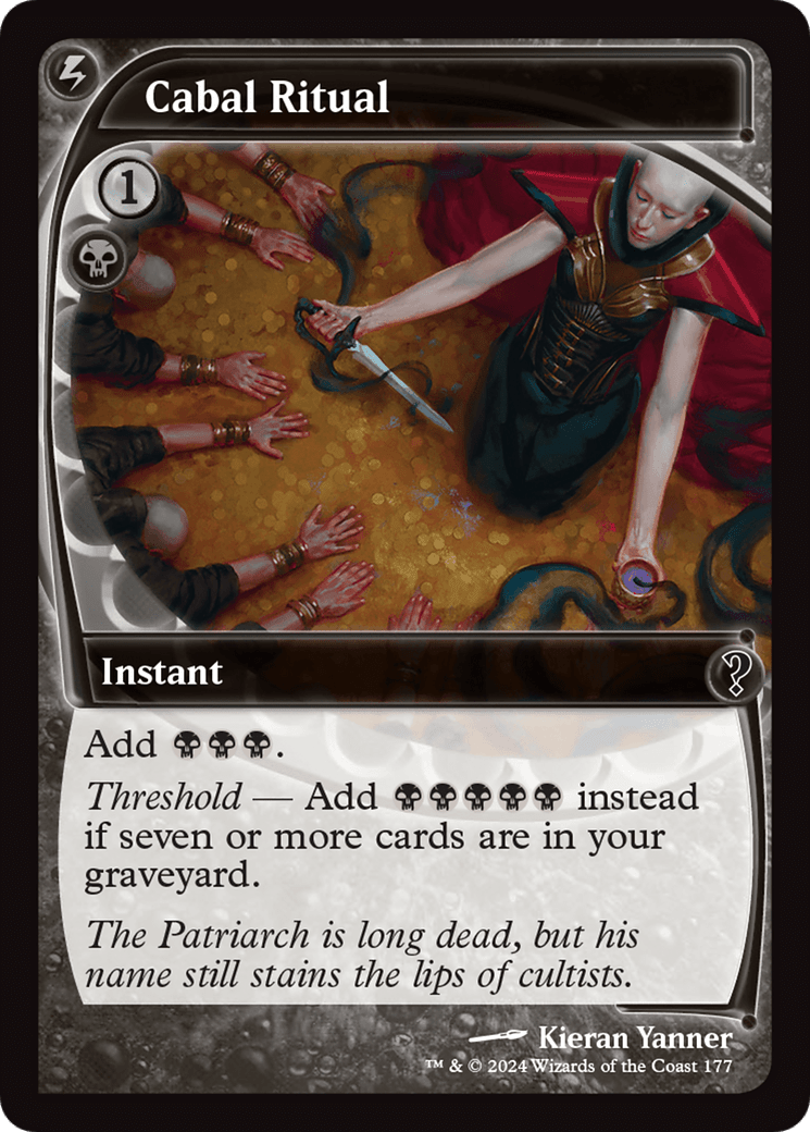 Cabal Ritual (Future Sight) [Mystery Booster 2] MTG Single Magic: The Gathering  | Multizone: Comics And Games