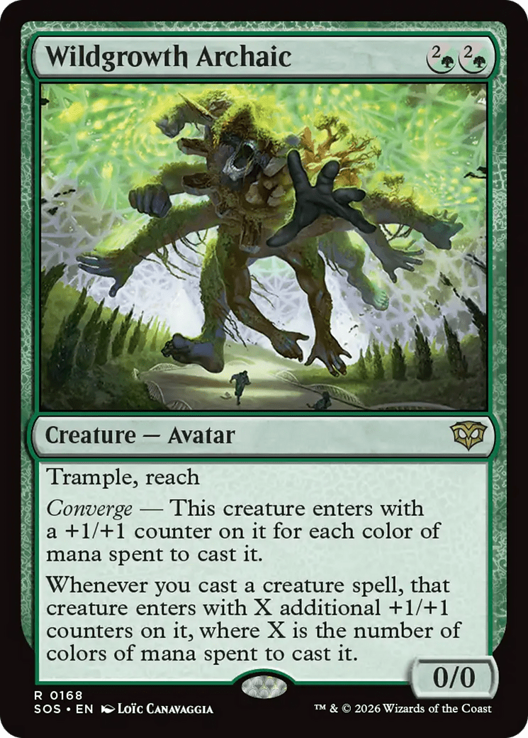 Wildgrowth Archaic [Secrets of Strixhaven] MTG Single Magic: The Gathering  | Multizone: Comics And Games