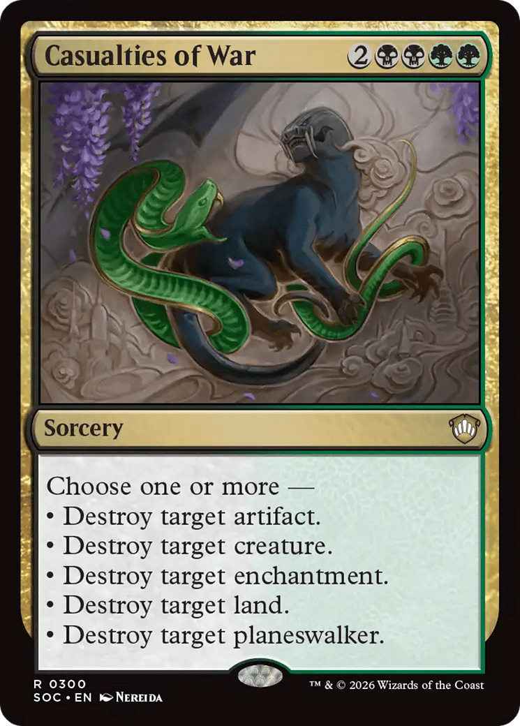 Casualties of War [Secrets of Strixhaven Commander] MTG Single Magic: The Gathering  | Multizone: Comics And Games