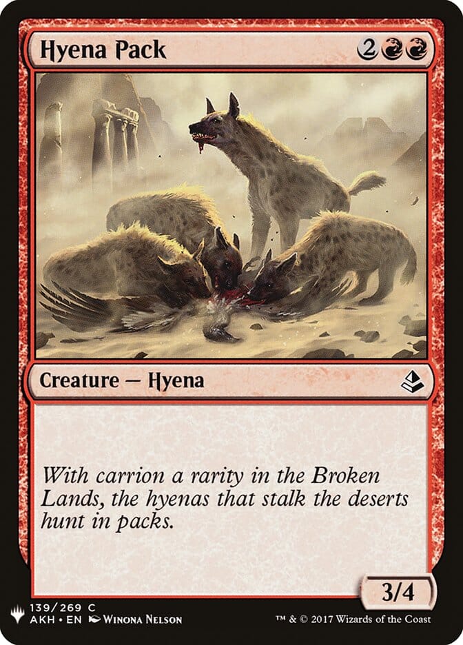 Hyena Pack [Mystery Booster] MTG Single Magic: The Gathering  | Multizone: Comics And Games