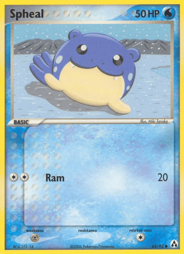 Spheal (65/92) [EX: Legend Maker] Pokemon Single Pokémon  | Multizone: Comics And Games