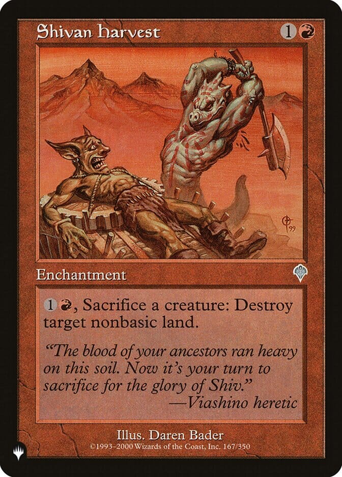 Shivan Harvest [The List] MTG Single Magic: The Gathering  | Multizone: Comics And Games