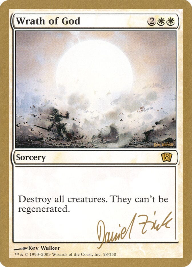 Wrath of God (Daniel Zink) [World Championship Decks 2003] MTG Single Magic: The Gathering  | Multizone: Comics And Games
