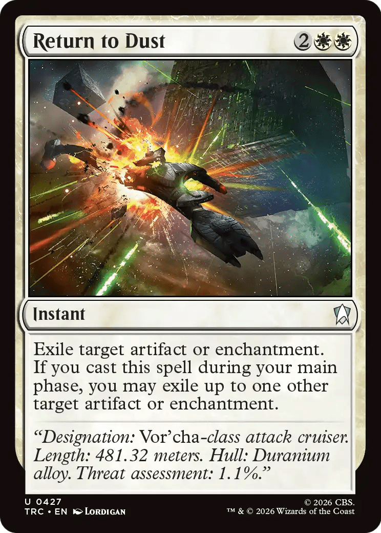 Return to Dust [Star Trek Commander] MTG Single Magic: The Gathering  | Multizone: Comics And Games