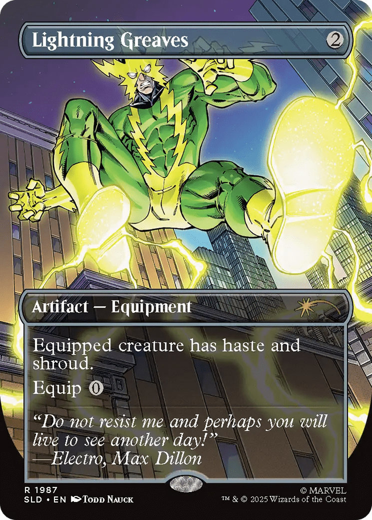 Lightning Greaves (1987) (Rainbow Foil) [Secret Lair Drop Series] MTG Single Magic: The Gathering  | Multizone: Comics And Games