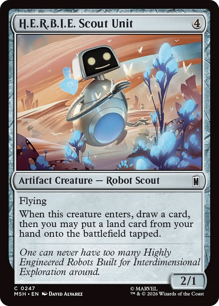 H.E.R.B.I.E. Scout Unit [Marvel Super Heroes] MTG Single Magic: The Gathering  | Multizone: Comics And Games