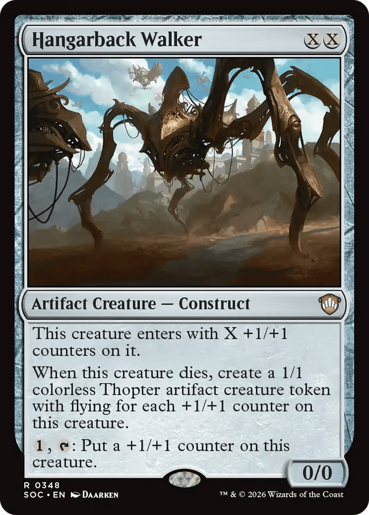 Hangarback Walker [Secrets of Strixhaven Commander] MTG Single Magic: The Gathering  | Multizone: Comics And Games