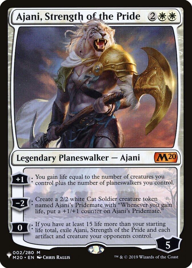 Ajani, Strength of the Pride [The List] MTG Single Magic: The Gathering  | Multizone: Comics And Games